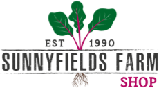 Sunnyfields Farm Shop organisation logo.